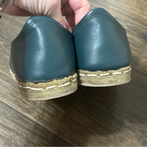 Genuine Leather Comfort handcrafted,Jade green size 6 - Picture 4 of 8